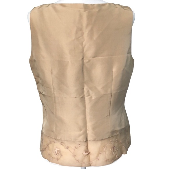 David Warren New York Silk Tank & Pants Set Size 12 - Picture 4 of 16